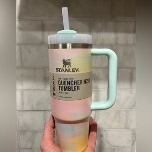 Stanley 30oz Quencher h2.0 clean slate “Warm Serene Brushstrokes” rare brand new